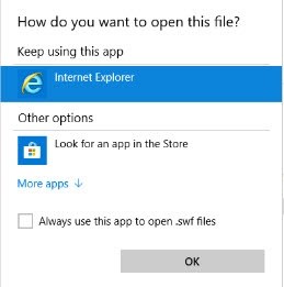 How to open SWF file