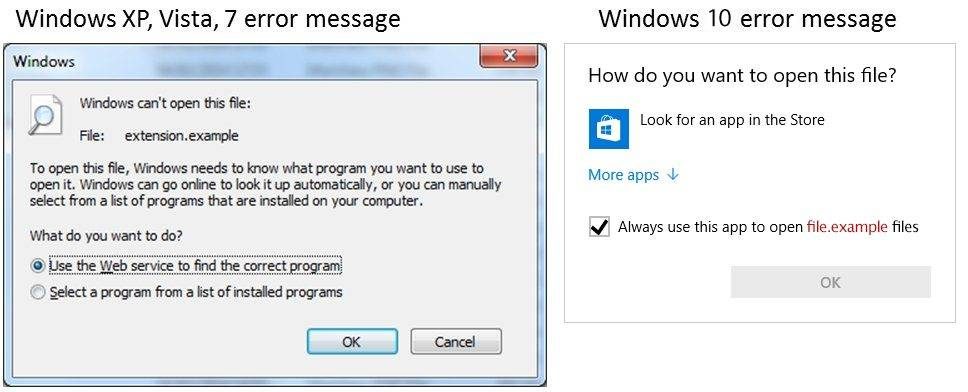 windows message